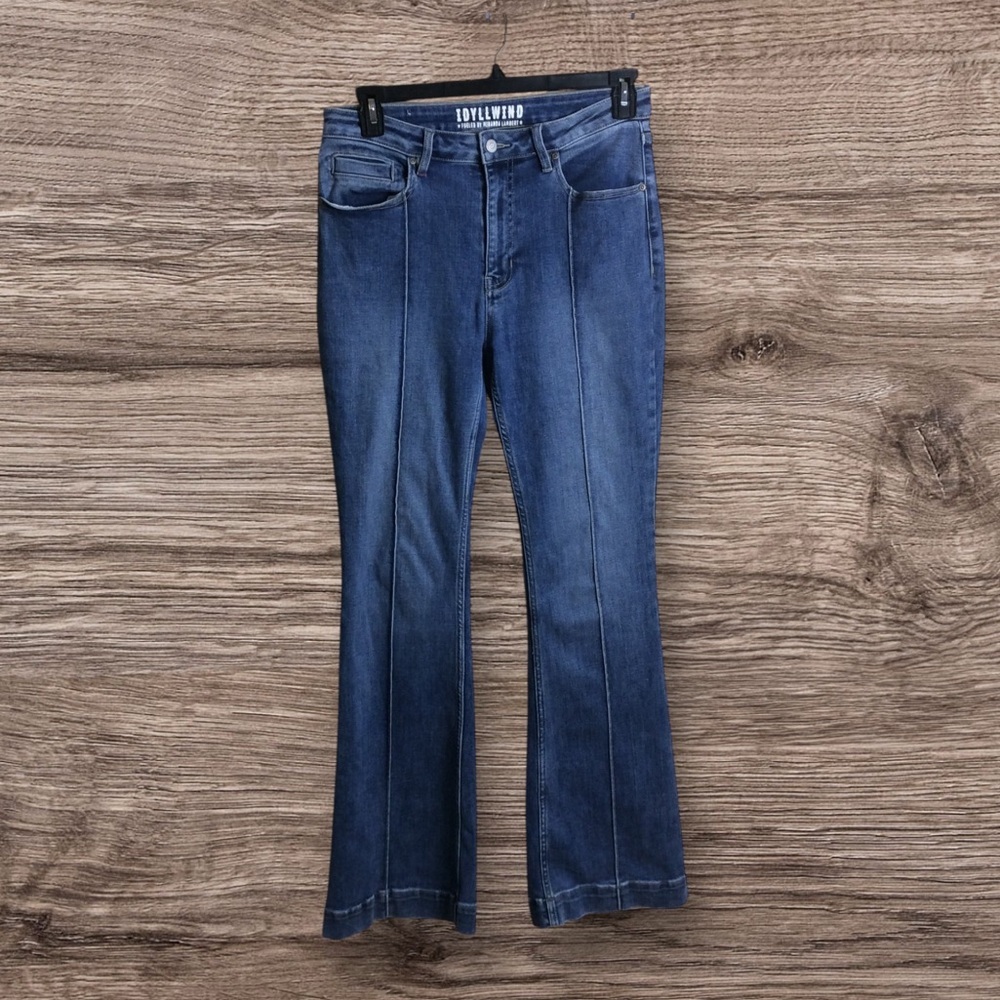 Idyllwind Belmont High Risin' Seamed Front Sanding Bootcut. Size 12 tall long - Picture 2 of 8